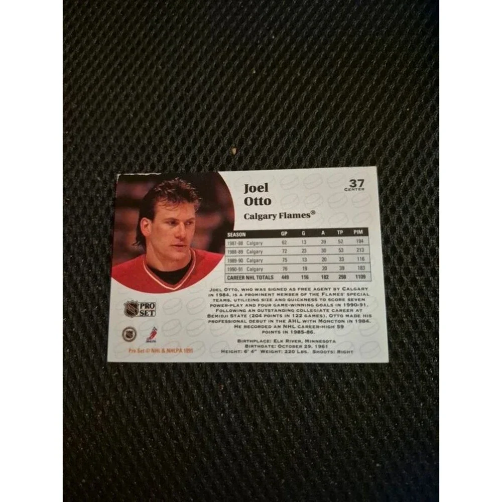Joel Otto #37 Hockey Card